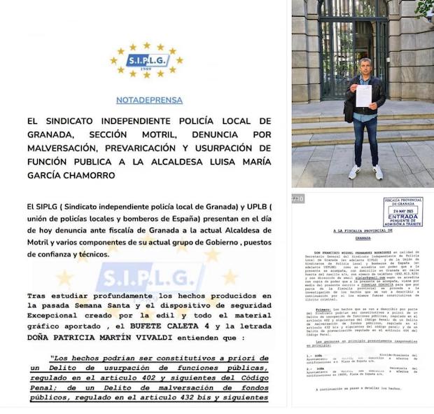 El PSOE pide a Luisa García Chamorro que deje de avergonzar a Motril y dimita tras conocer la nueva denuncia de la Policía Local ante la Fiscalía por presunta malversación, prevaricación y usurpación de la función pública