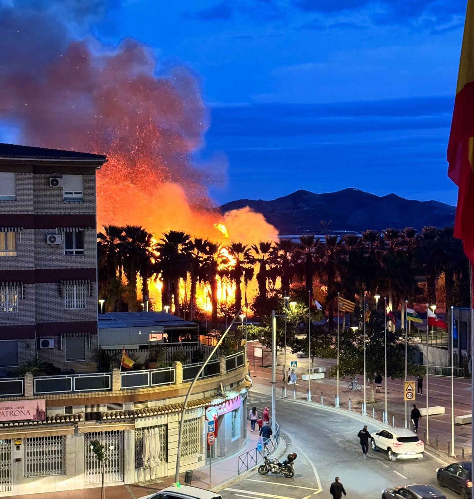 El PSOE de Motril exige una solución urgente a la falta de agentes de Policía Local después del incendio del pasado sábado junto al parque