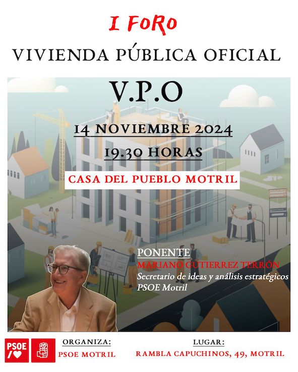 El PSOE celebra este jueves una jornada de debate sobre ‘Vivienda Protegida’