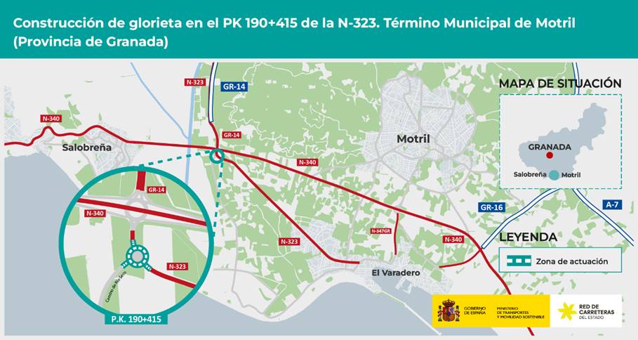 El PSOE destaca la respuesta del Gobierno de Pedro Sánchez a las demandas de Motril con la construcción de la rotonda de Playa Granada, que mejorará la seguridad en este acceso a la playa