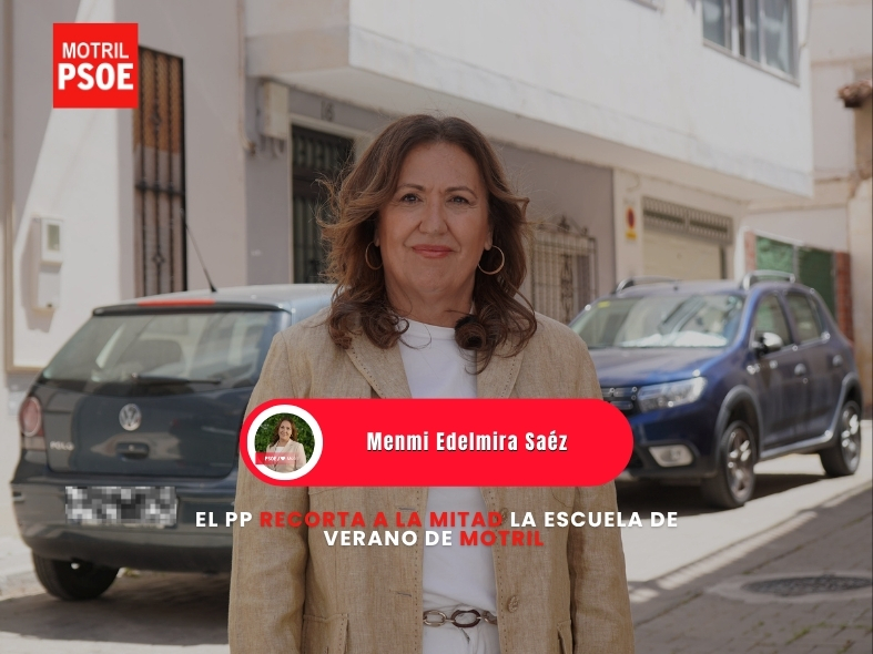 El PSOE denuncia el «hachazo» del PP a la economía de las familias que trabajan en verano tras recortar a menos de la mitad las plazas de la Escuela de Verano