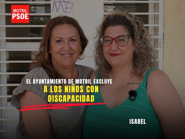 Menmi Sáez tacha de “total vergüenza” que el Ayuntamiento de Motril deje fuera de las escuelas de deporte de verano a niños con “necesidades específicas de apoyo educativo”