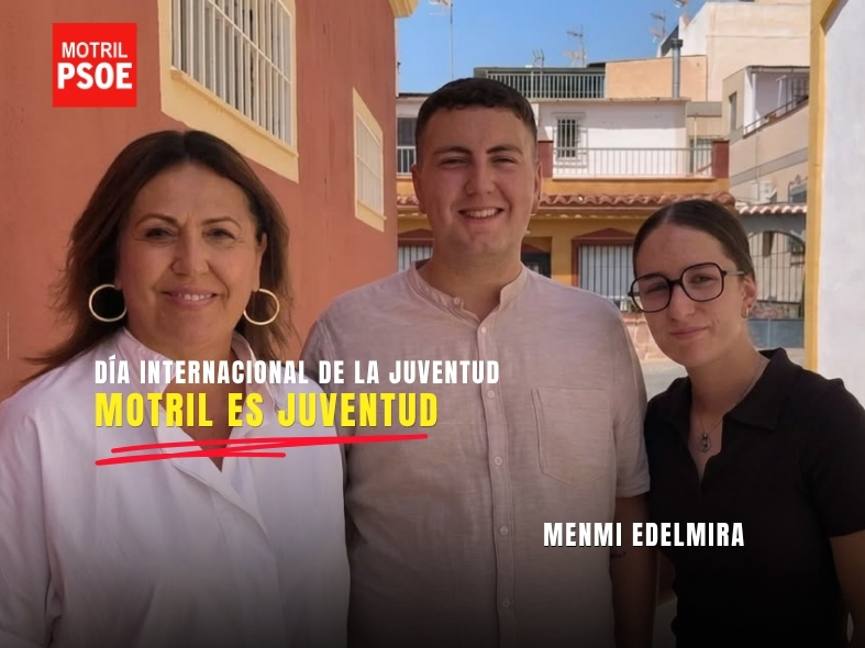 Menmi Sáez destaca el papel de la juventud motrileña como parte fundamental del presente y futuro de la ciudad.